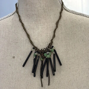Spiked handmade one of a kind necklace
